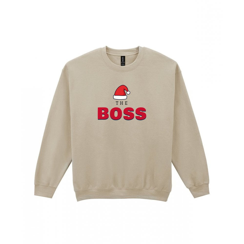 The Boss Christmas Jumper & T-Shirt Sweatshirt in Sand
