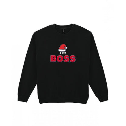The Boss Christmas Jumper & T-Shirt Sweatshirt in Black