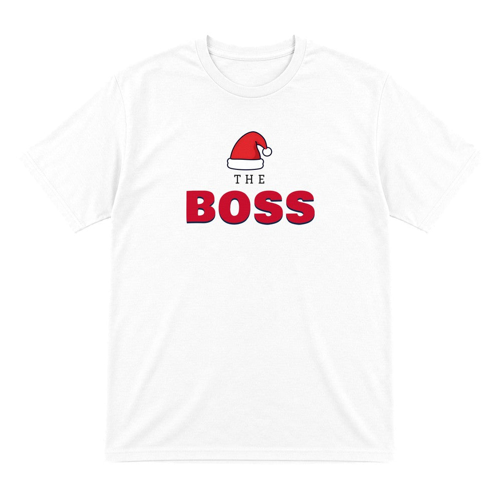 The Boss Christmas Jumper & T-Shirt T-Shirt in White