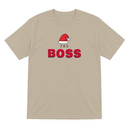 The Boss Christmas Jumper & T-Shirt T-Shirt in Sand