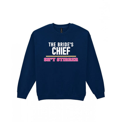 The Bride's Chief Sh*t Stirrer Hen Do T-Shirt & Sweatshirt Sweatshirt in Navy