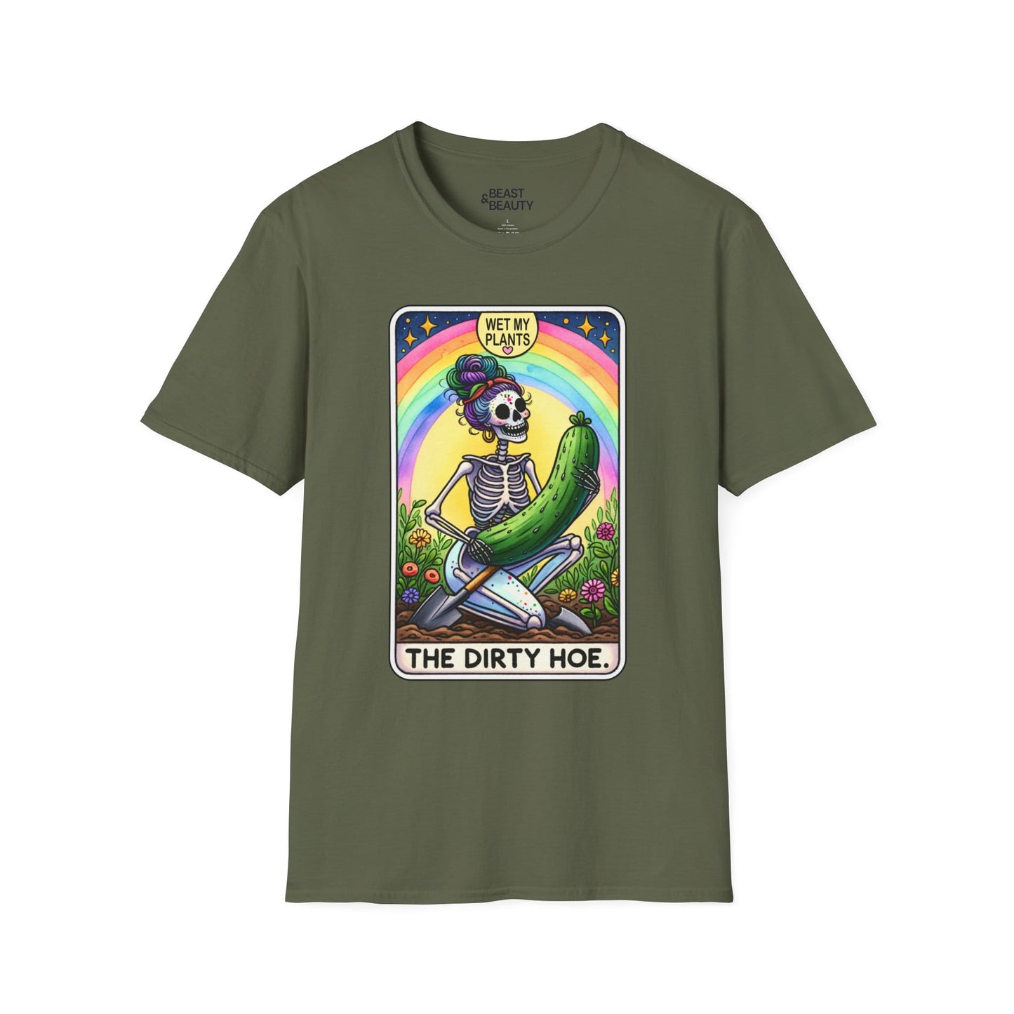 the dirty hoe tarot gardening t-shirt t-shirt fifth colour product image
