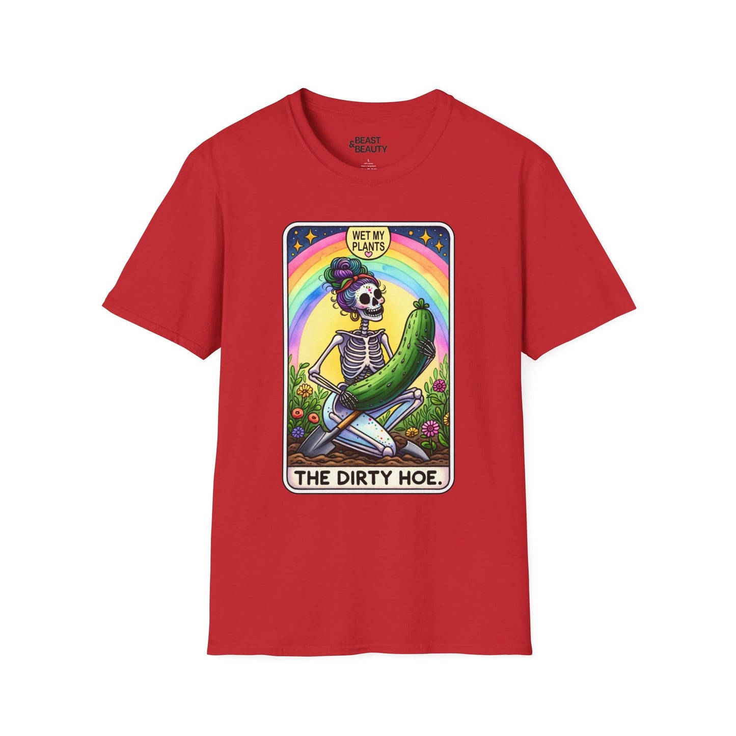 the dirty hoe tarot gardening t-shirt t-shirt third colour product image