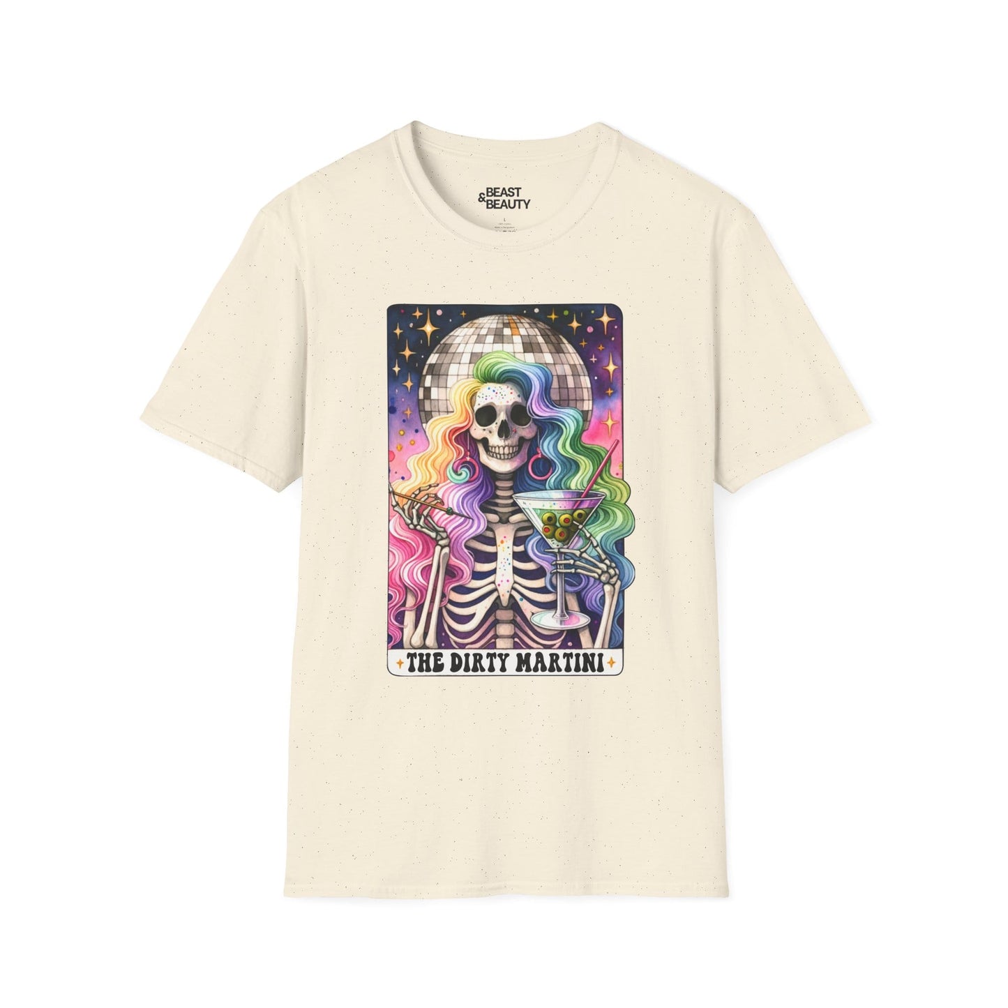 the dirty martini tarot graphic t-shirt t-shirt fourth colour product image