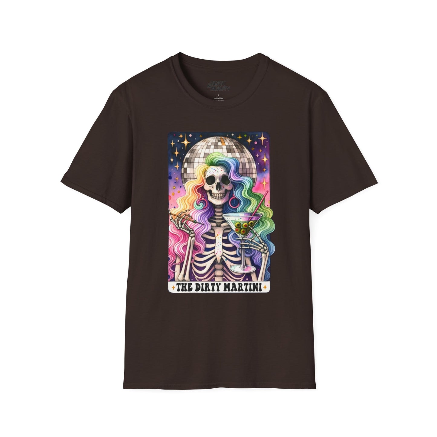 the dirty martini tarot graphic t-shirt t-shirt third colour product image