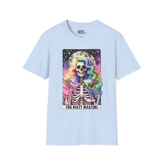 the dirty martini tarot graphic t-shirt t-shirt front product image