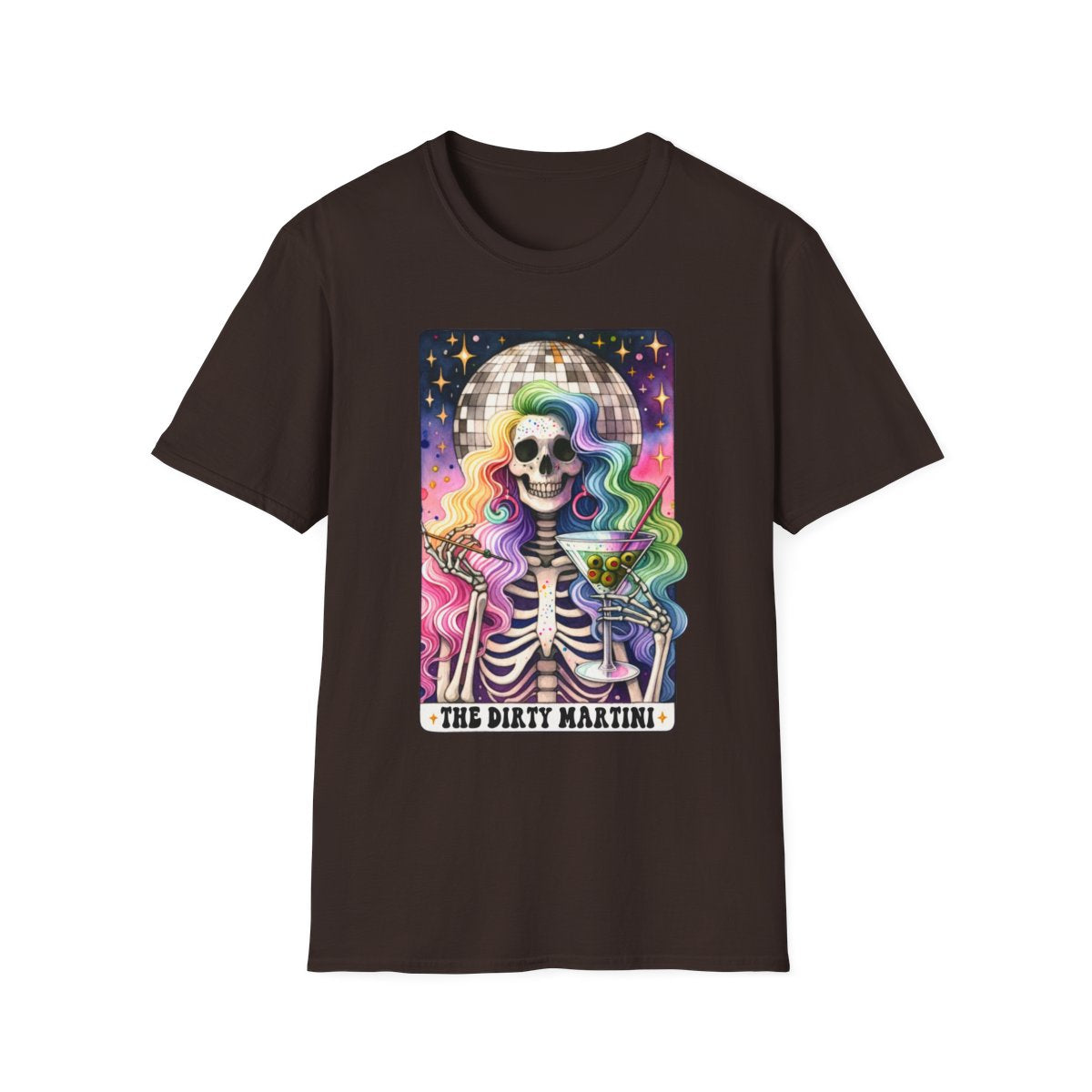 The Dirty Martini Tarot Graphic T-Shirt - funny t-shirt by Cheeky Business