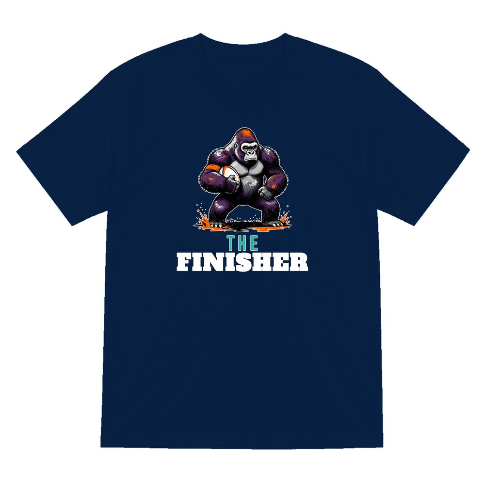 The Finisher Funny Rugby T-Shirt & Sweatshirt T-Shirt in Navy