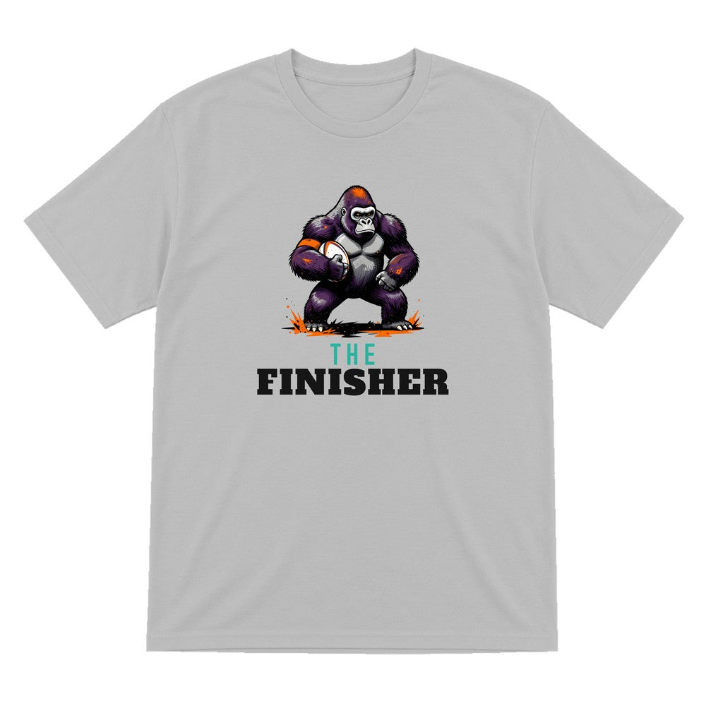 The Finisher Funny Rugby T-Shirt & Sweatshirt T-Shirt in Sport Grey