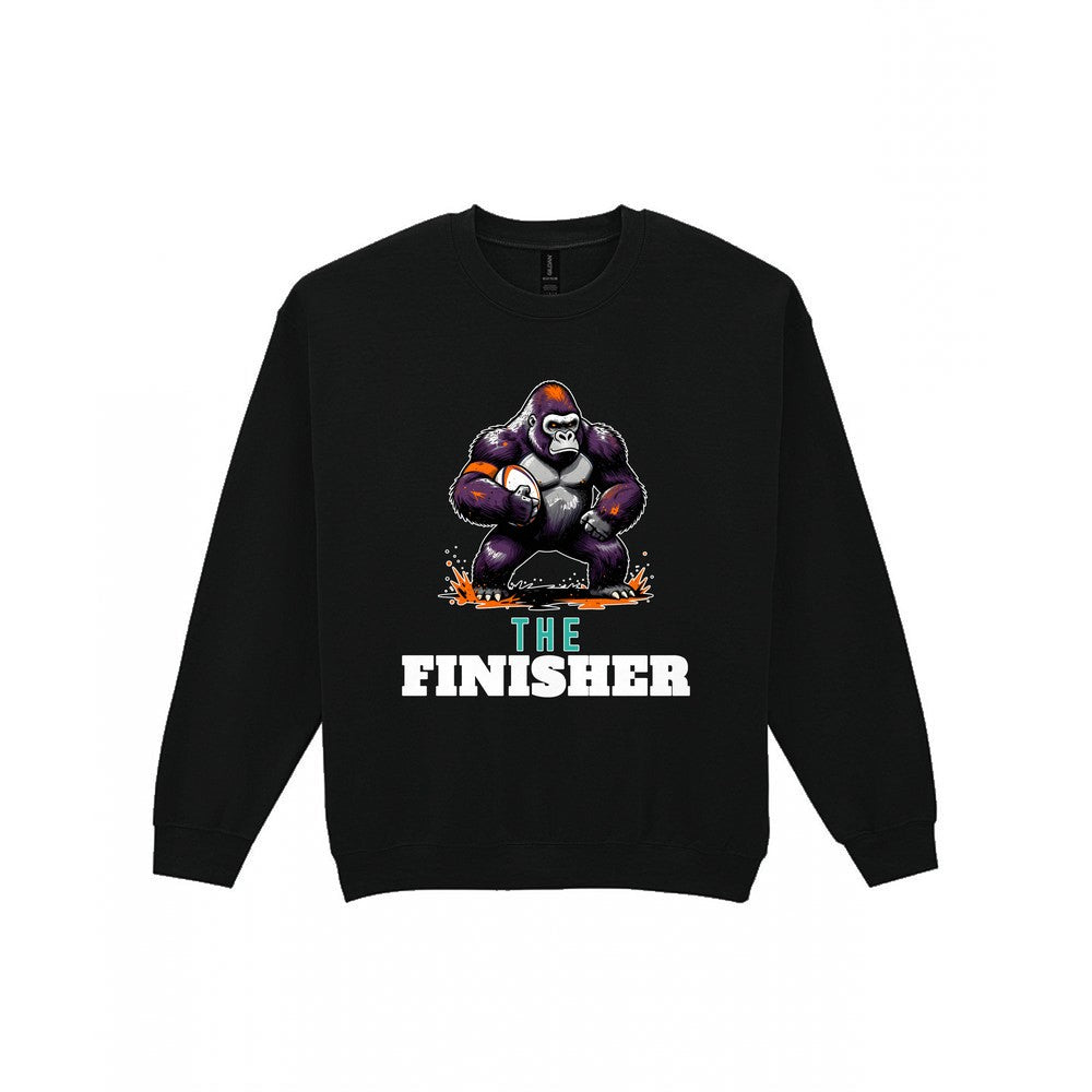 The Finisher Funny Rugby T-Shirt & Sweatshirt Sweatshirt in Black