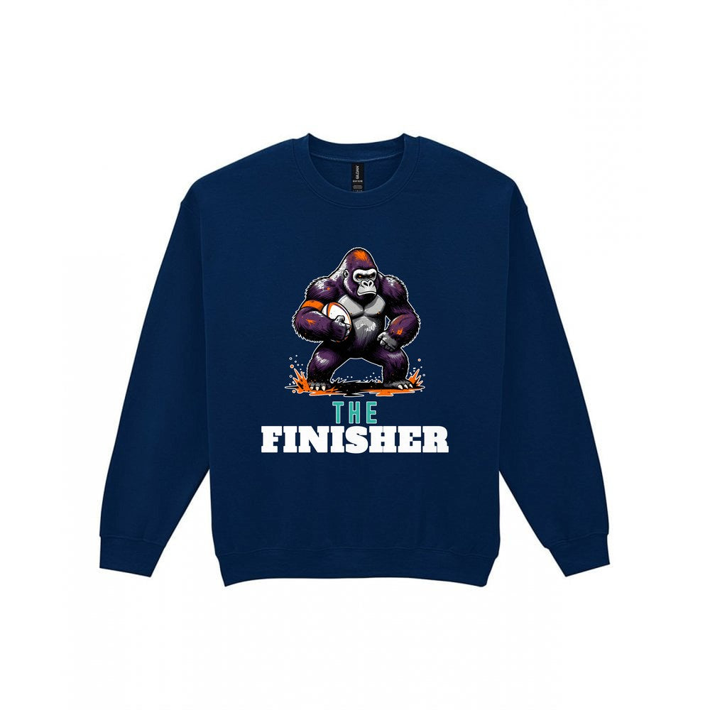 The Finisher Funny Rugby T-Shirt & Sweatshirt Sweatshirt in Navy
