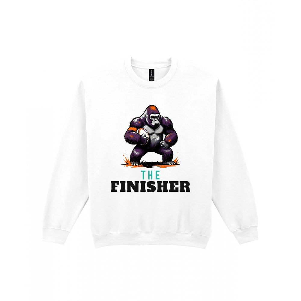 The Finisher Funny Rugby T-Shirt & Sweatshirt Sweatshirt in White