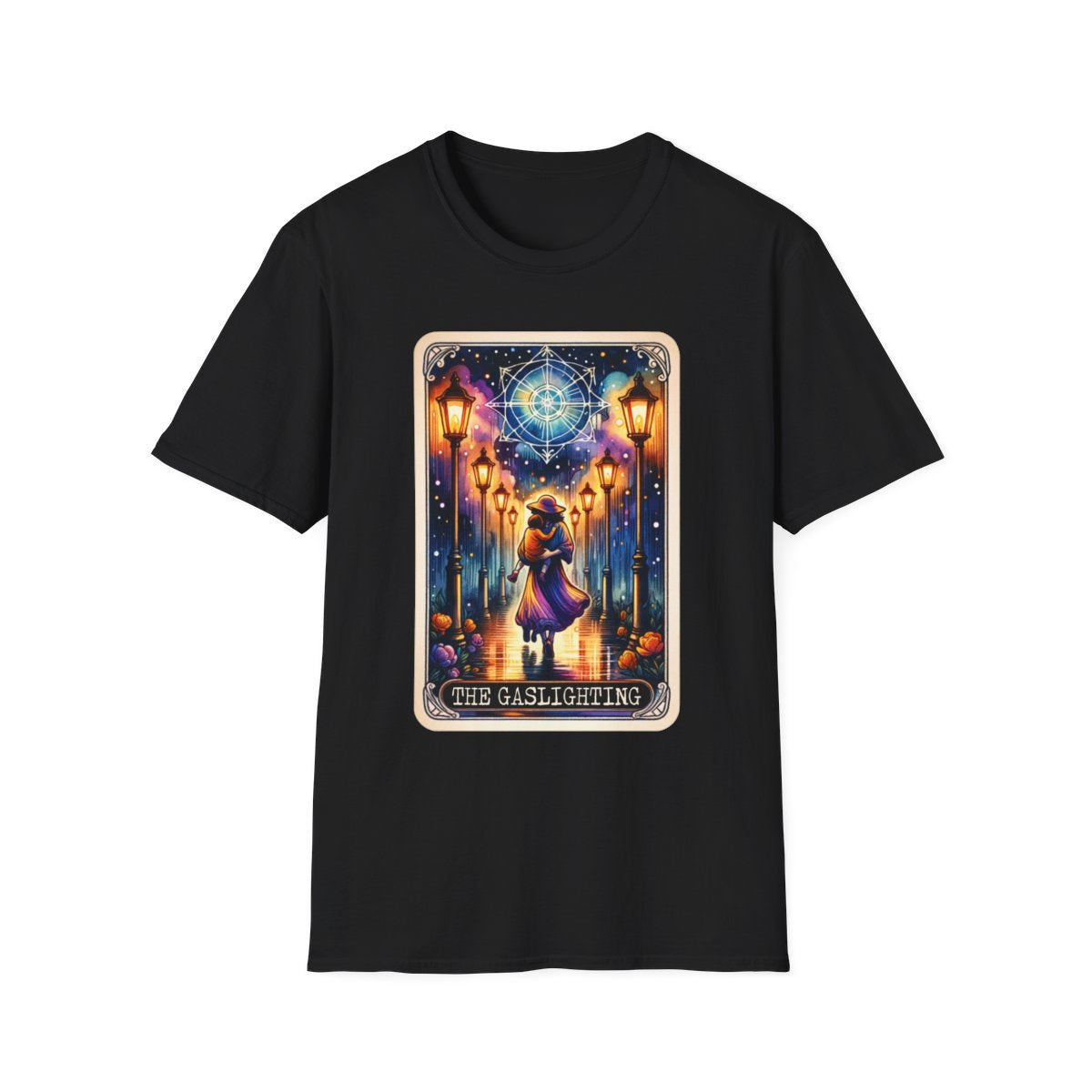 The Gaslighting Tarot Graphic T-Shirt - funny t-shirt by Cheeky Business