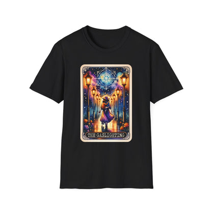 The Gaslighting Tarot Graphic T-Shirt - funny t-shirt by Cheeky Business