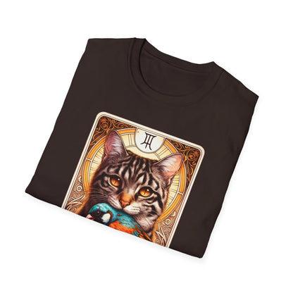 The Gift Cat Tarot Graphic T-Shirt - funny t-shirt by Cheeky Business