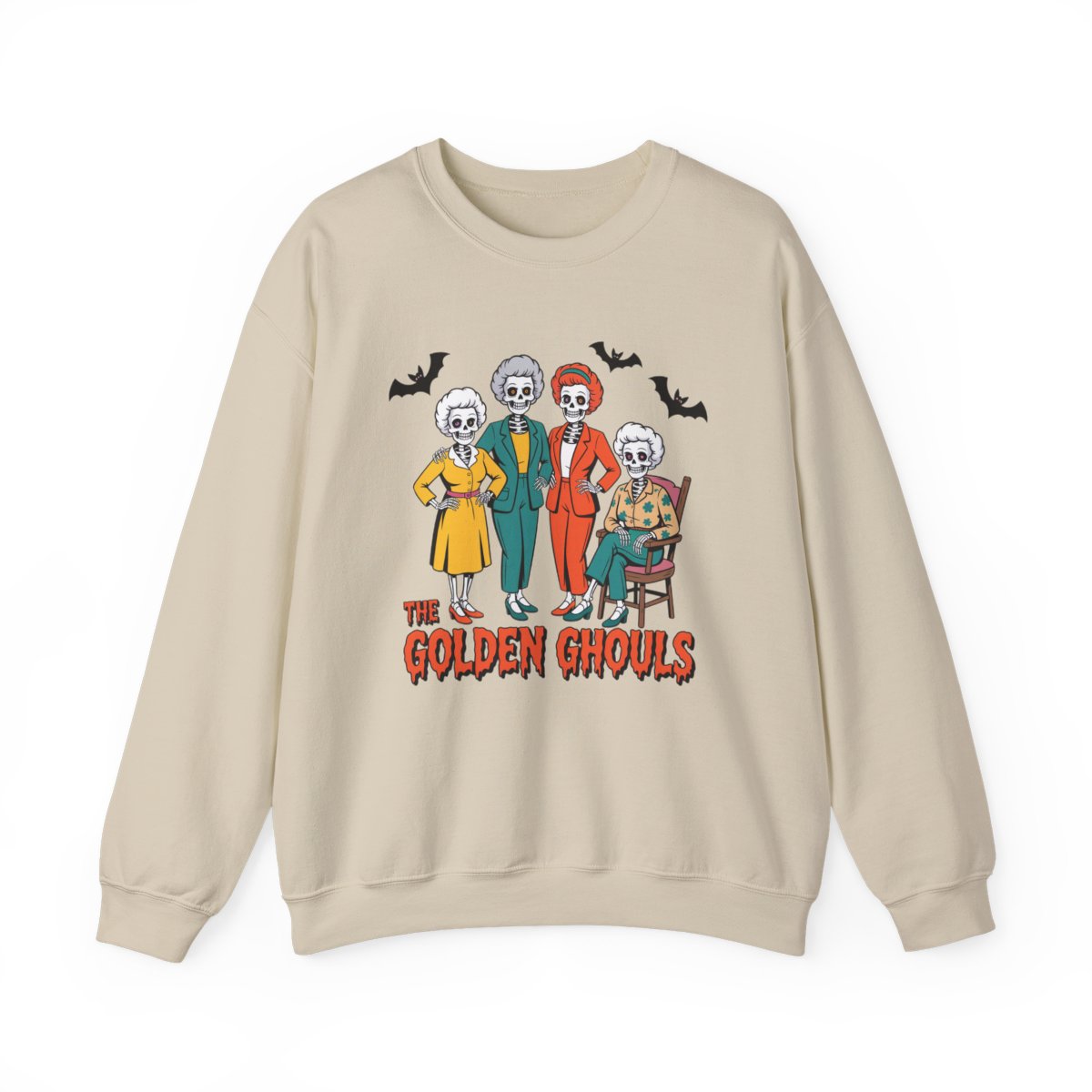 The Golden Ghouls Halloween Sweatshirt - funny sweatshirt by Cheeky Business