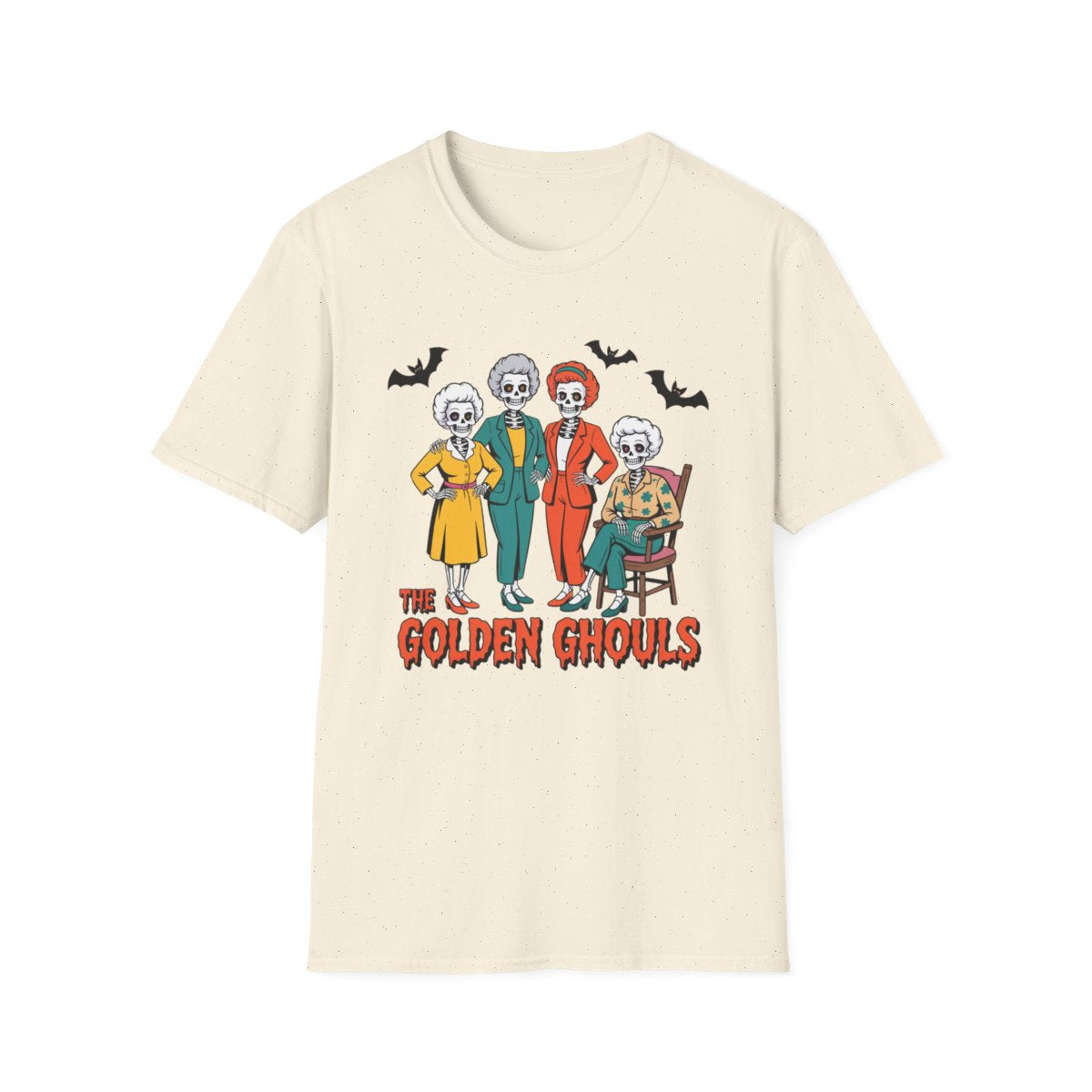 The Golden Ghouls Halloween T-Shirt - funny t-shirt by Cheeky Business