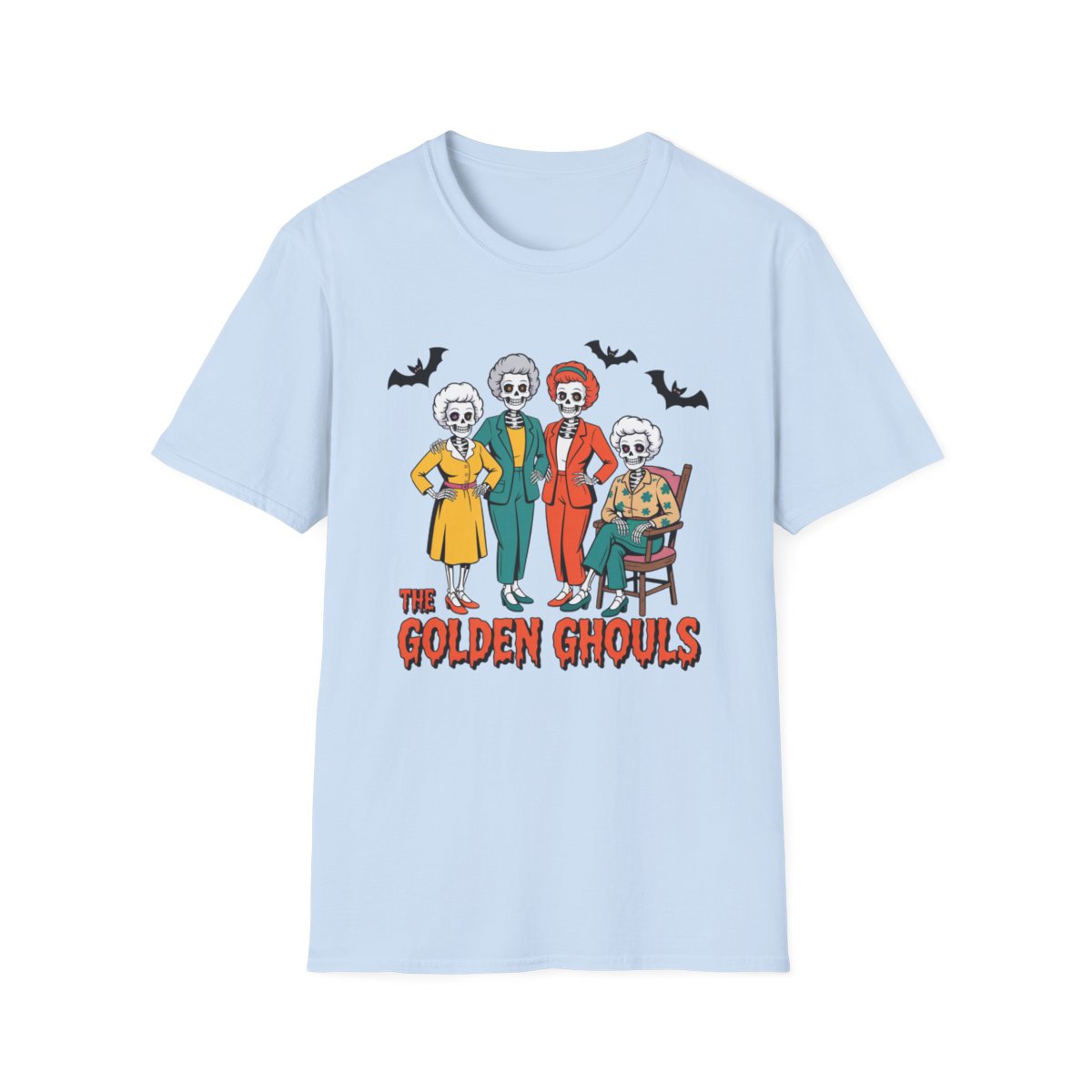 The Golden Ghouls Halloween T-Shirt - funny t-shirt by Cheeky Business