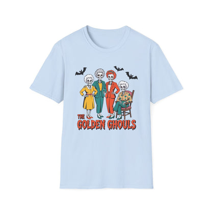 The Golden Ghouls Halloween T-Shirt - funny t-shirt by Cheeky Business