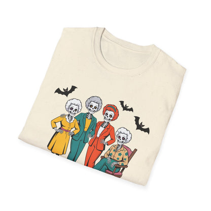 The Golden Ghouls Halloween T-Shirt - funny t-shirt by Cheeky Business
