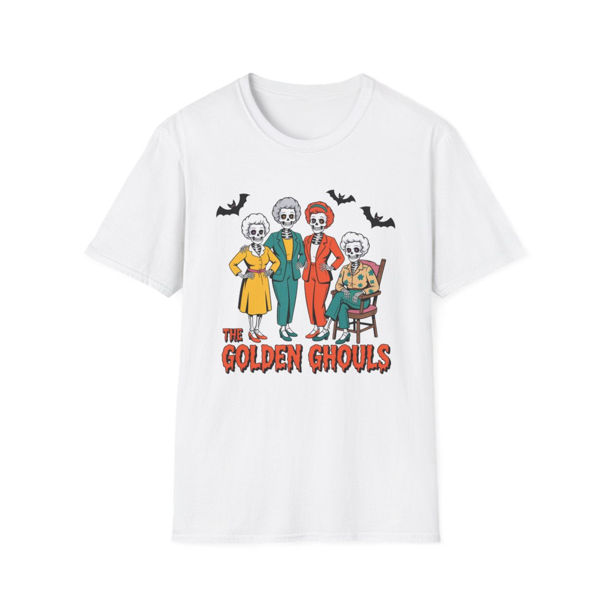 The Golden Ghouls Halloween T-Shirt - funny t-shirt by Cheeky Business