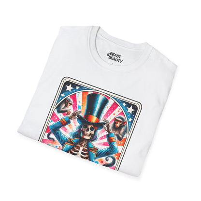 the great shit show tarot skeleton t-shirt t-shirt ninth colour product image