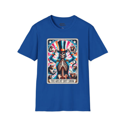 the great shit show tarot skeleton t-shirt t-shirt fourth colour product image