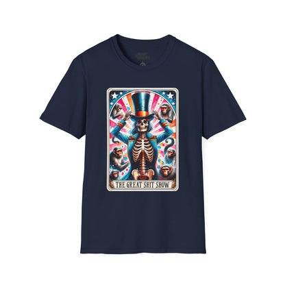 the great shit show tarot skeleton t-shirt t-shirt third colour product image