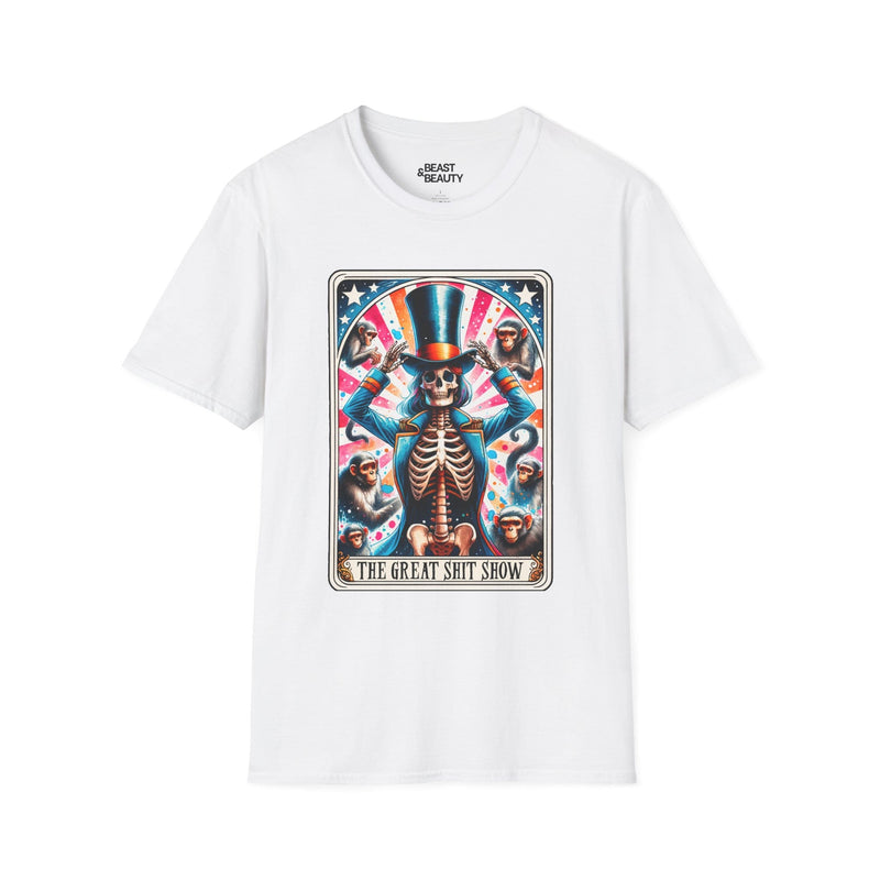The Great Shit Show Tarot Skeleton T-Shirt