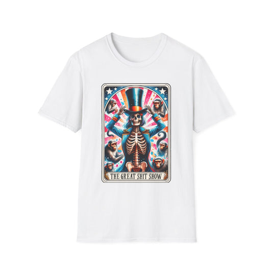 The Great Shit Show Tarot Skeleton T-Shirt