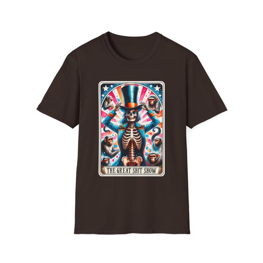 The Great Shit Show Tarot Skeleton T-Shirt