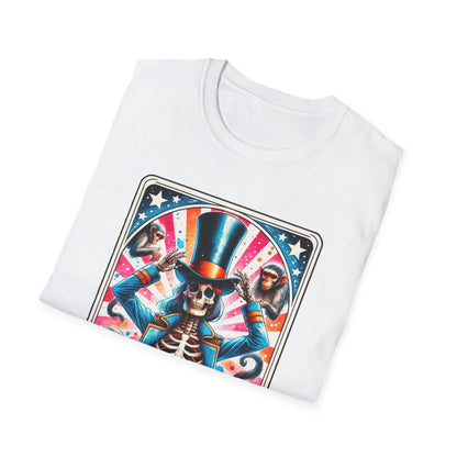 The Great Shit Show Tarot Skeleton T-Shirt - funny t-shirt by Cheeky Business