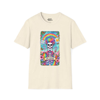 The IDGAF Skeleton Tarot Card Graphic T-Shirt t-shirt product image 4 from Beast and Beauty