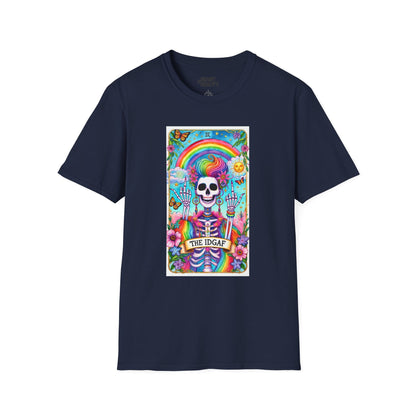 The IDGAF Skeleton Tarot Card Graphic T-Shirt t-shirt product image 3 from Beast and Beauty