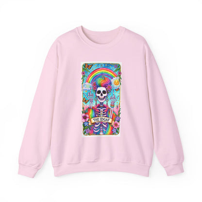 The IDGAF Skeleton Tarot Card Sweatshirt - funny sweatshirt by Cheeky Business