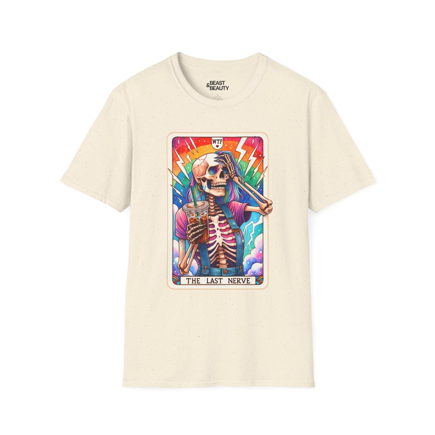 the last nerve skeleton tarot t-shirt t-shirt seventh colour product image