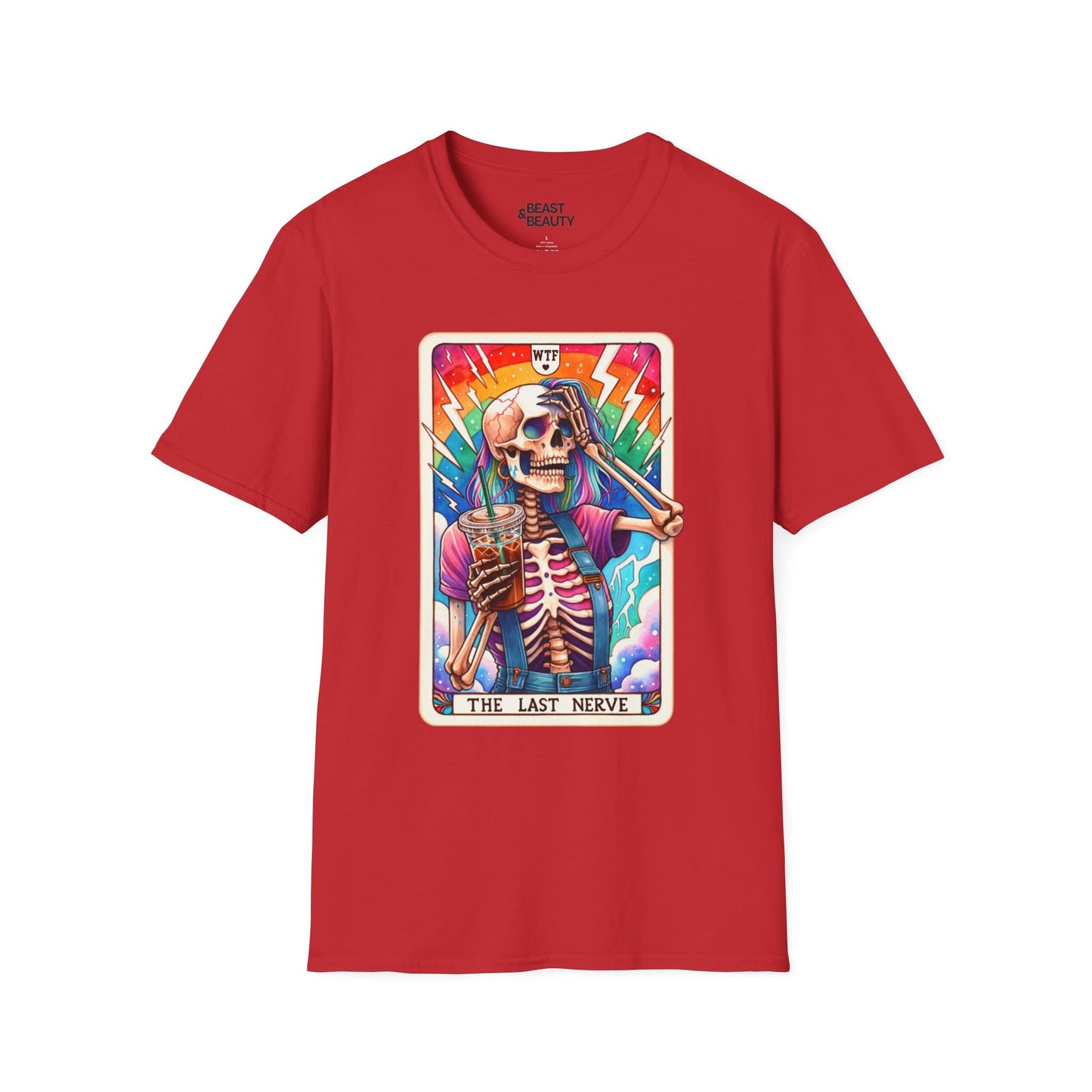the last nerve skeleton tarot t-shirt t-shirt sixth colour product image