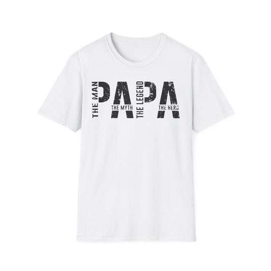 The Man The Myth The Legend Dad The Hero T-Shirt - funny t-shirt by Cheeky Business