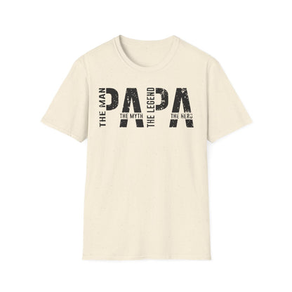 The Man The Myth The Legend Dad The Hero T-Shirt - funny t-shirt by Cheeky Business