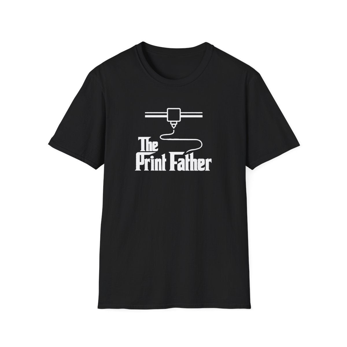 The Print Father T-Shirt - funny t-shirt by Cheeky Business