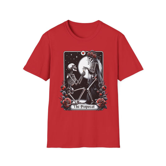 The Proposal Gothic Tarot T-Shirt - funny t-shirt by Cheeky Business