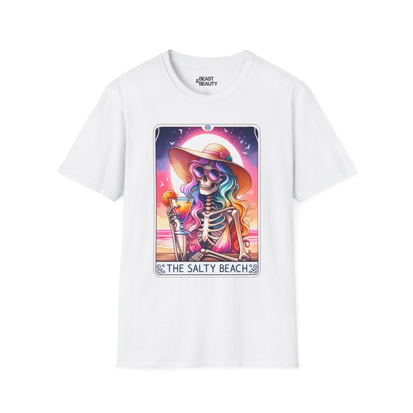 the salty beach tarot graphic t-shirt t-shirt fifth colour product image