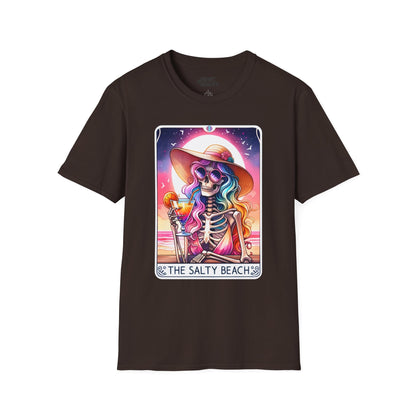 the salty beach tarot graphic t-shirt t-shirt fourth colour product image