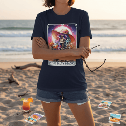 the salty beach tarot graphic t-shirt t-shirt eighth colour product image
