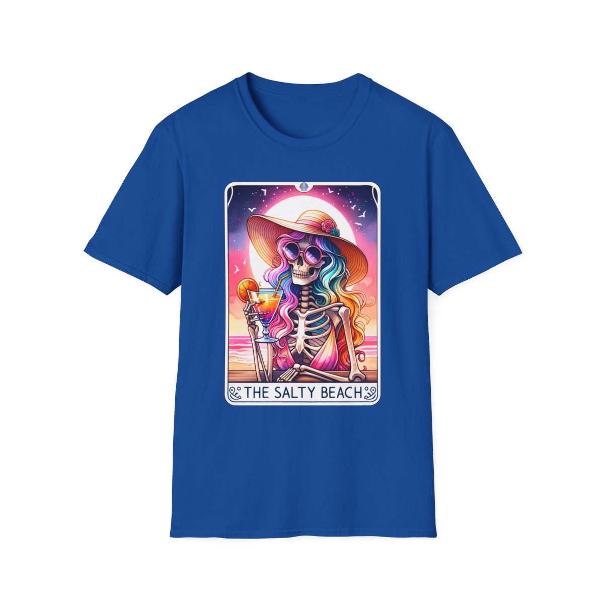 The Salty Beach Tarot Graphic T-Shirt - funny t-shirt by Cheeky Business
