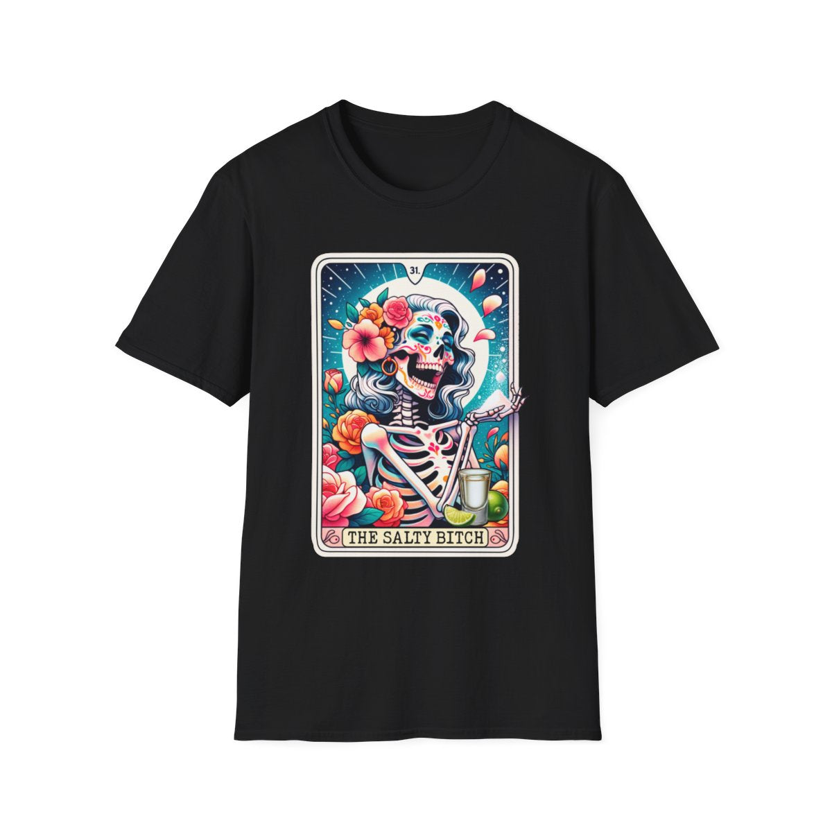 The Salty Bitch Tarot Graphic T-Shirt - funny t-shirt by Cheeky Business