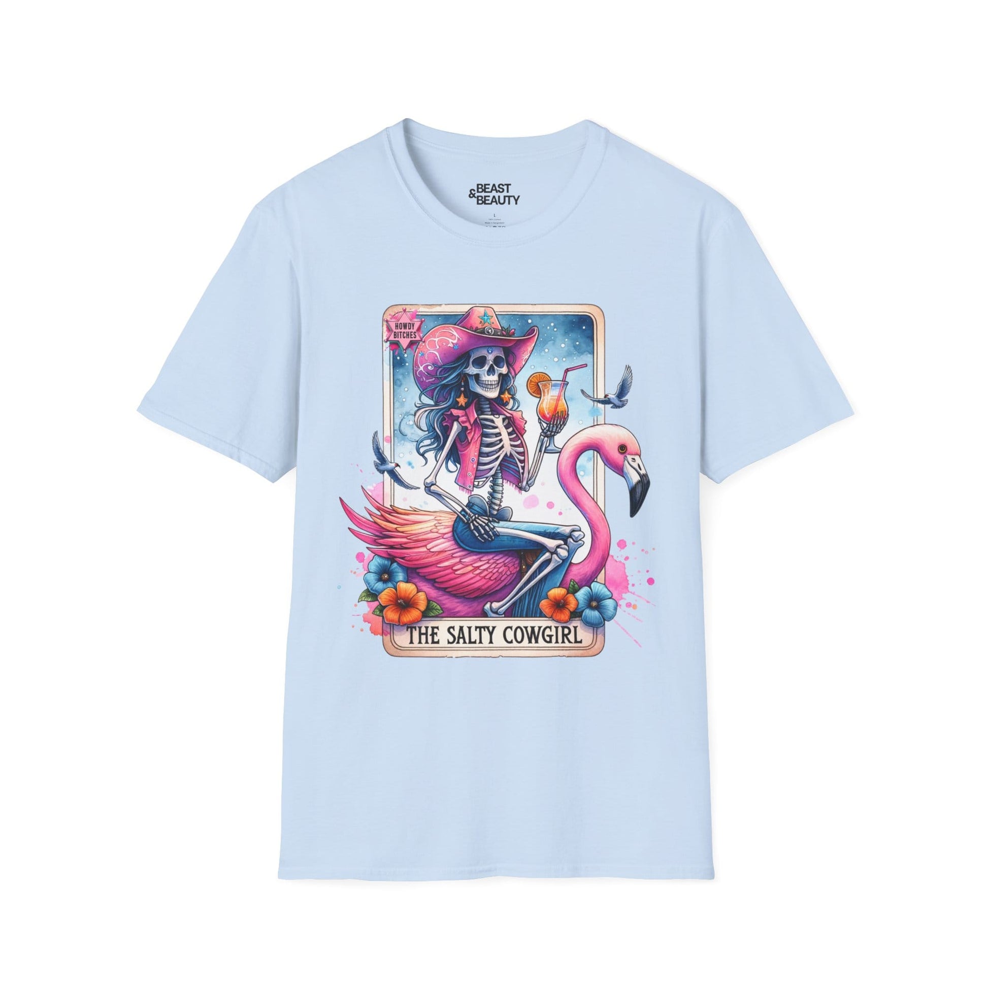 the salty cowgirl tarot graphic t-shirt t-shirt third colour product image