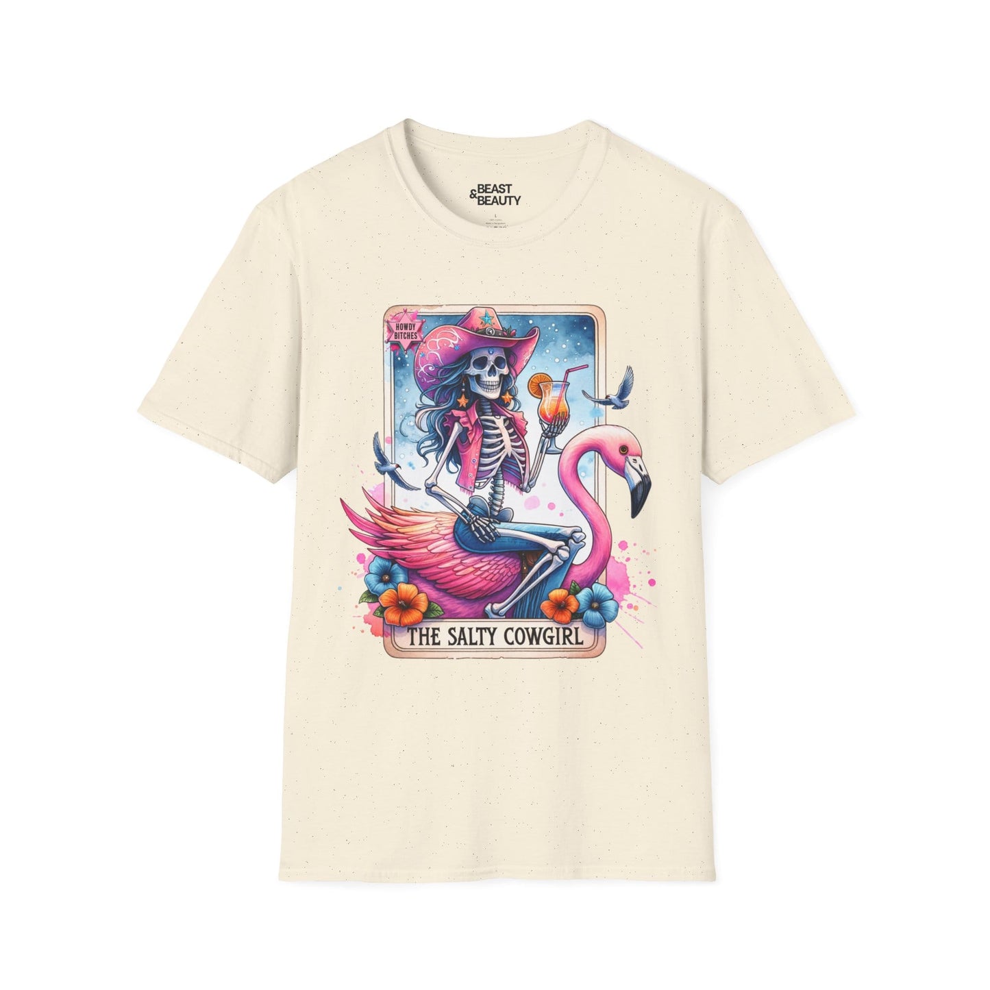 the salty cowgirl tarot graphic t-shirt t-shirt second colour product image