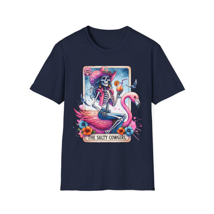 The Salty Cowgirl Tarot Graphic T-Shirt - funny t-shirt by Cheeky Business