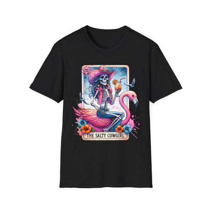 The Salty Cowgirl Tarot Graphic T-Shirt - funny t-shirt by Cheeky Business